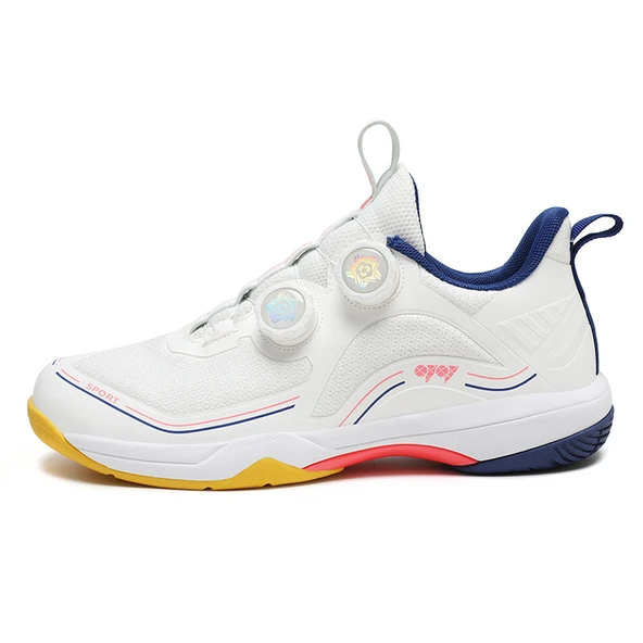 Unisex Badminton Ayakkabısı (Beyaz - Mavi)