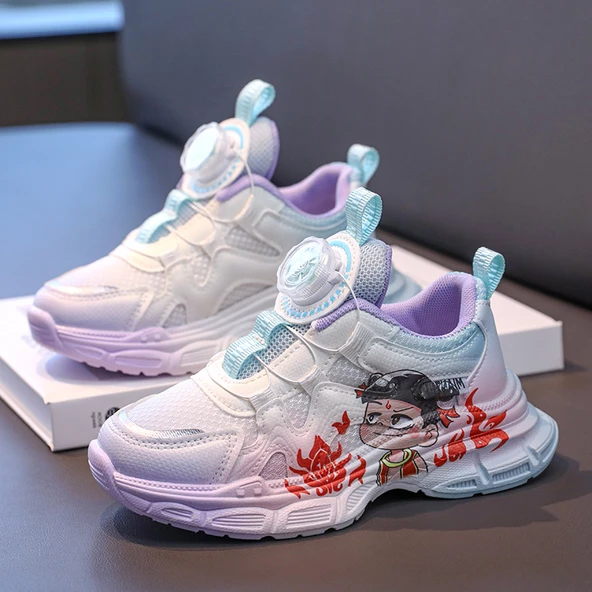 Unisex Çocuk Spor Ayakkabı (Mor)