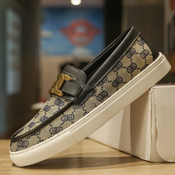 Erkek Loafer Kaykay Ayakkabısı (Mavi)