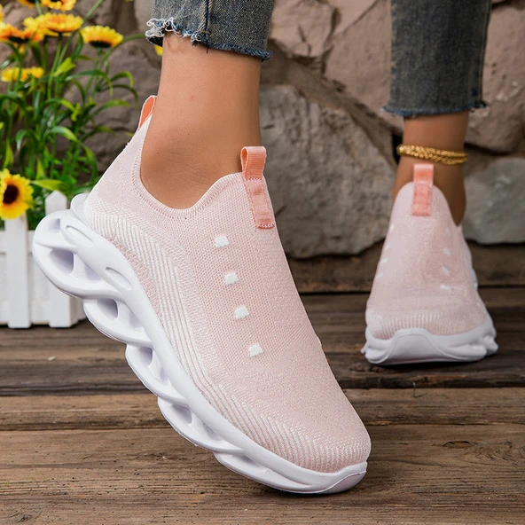 Unisex Spor Ayakkabı (Pembe)
