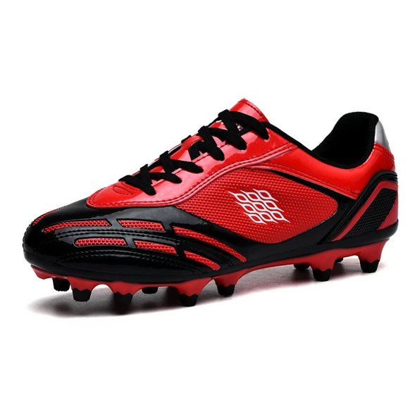 Unisex Çocuk Futbol Ayakkabısı - PU Yüzey - TPU Taban (Kırmızı)