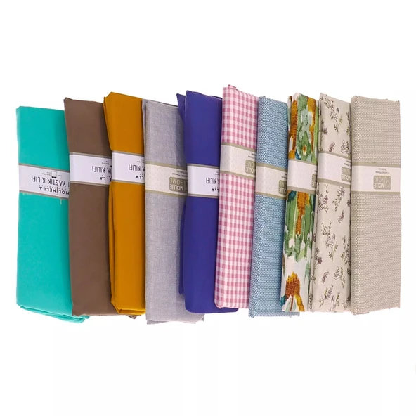 Desenli Pamuklu Yastık Kılıfı 2'li