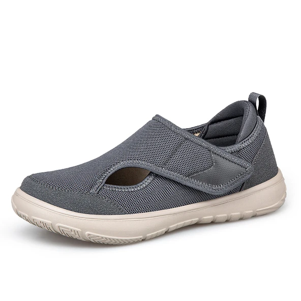 Unisex Ortopedik Yürüyüş Ayakkabısı (Erkek Koyu Gri)