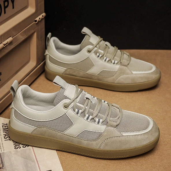 Erkek Günlük Sneaker Ayakkabı (Kum)