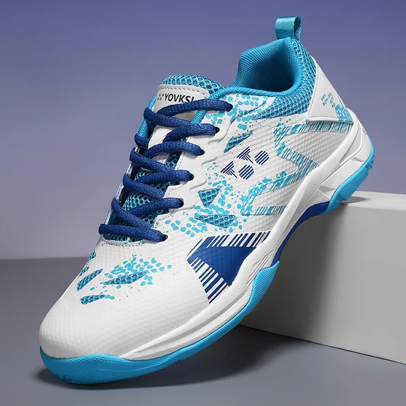 Unisex Badminton Ayakkabısı (Beyaz Ay-2)