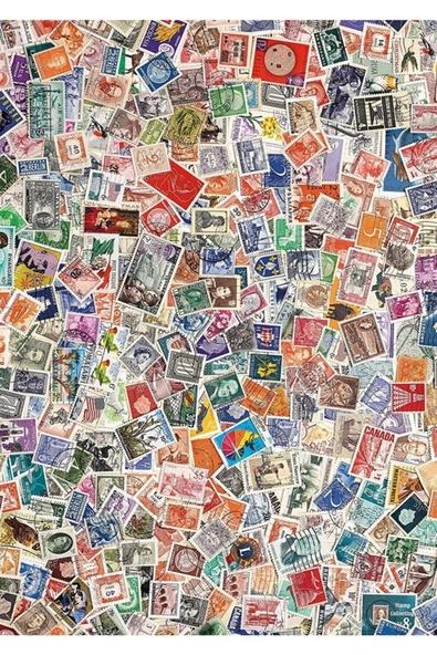 250 Adet Karışık Dünya Damgalı Pullar