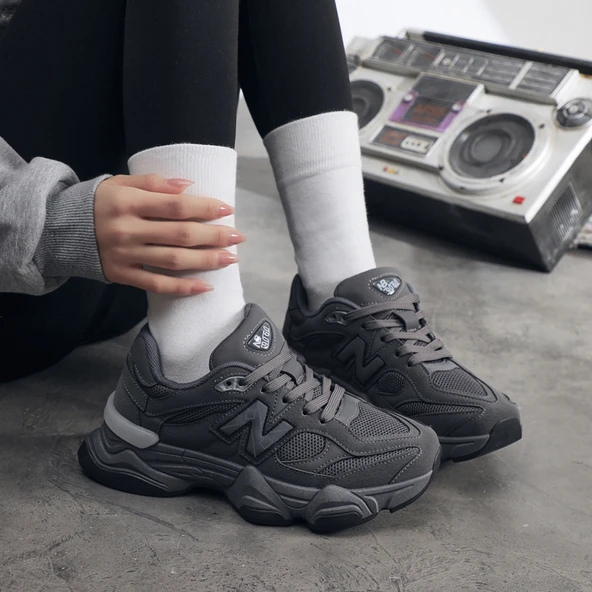 Unisex Spor Ayakkabı (Kömür Grisi) - 6