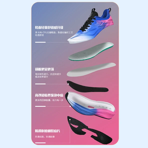 Kadın Spor Ayakkabı (Çakmaktaşı Kırmızısı) - Resim 5