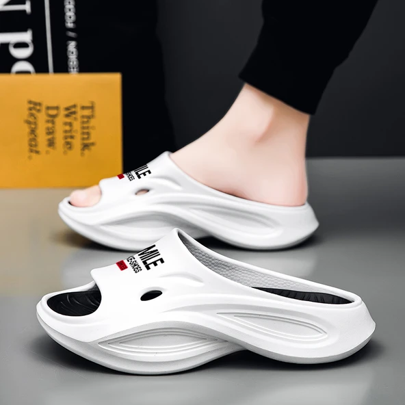 Unisex Yazlık Terlik (Beyaz)