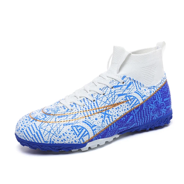 Unisex Krampon Futbol Ayakkabısı (Beyaz - Siyah Ayakkabı-5) - 4