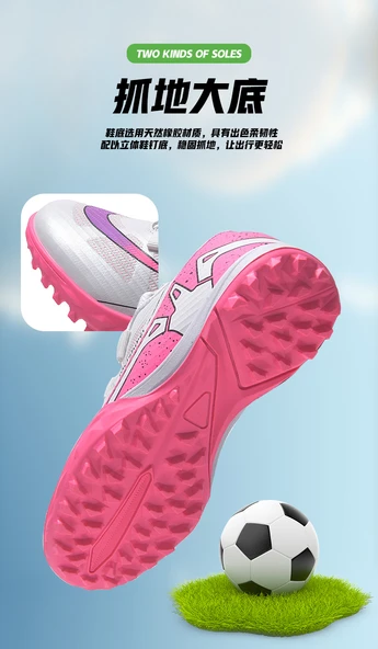 Unisex Çocuk Krampon Futbol Ayakkabısı (Ay Işığı) - Resim 11