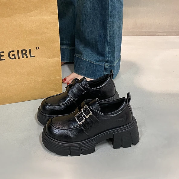 Kadın Loafer Ayakkabı (Siyah)