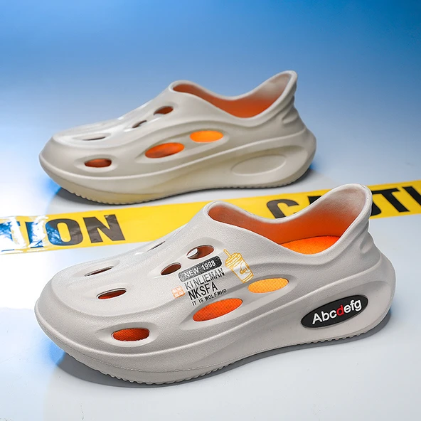 Unisex Yazlık Terlik Sandalet (Gri)