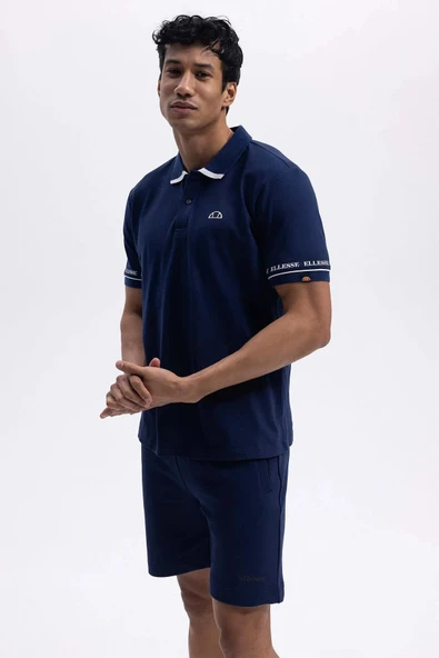 Ellesse Erkek Polo Yaka Tişört EM375-NV - Resim 2