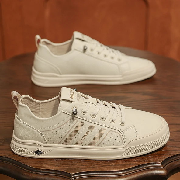 Erkek Günlük Kullanım Sneaker Ayakkabı (Kayısı)