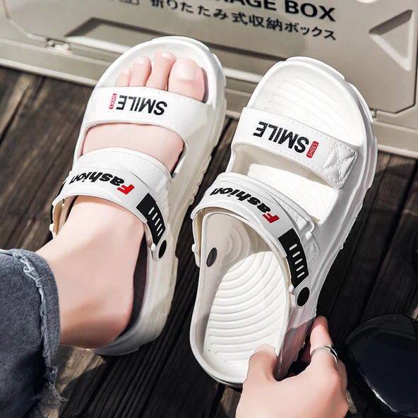 Erkek Plaj Sandalet (Siyah) - Resim 7