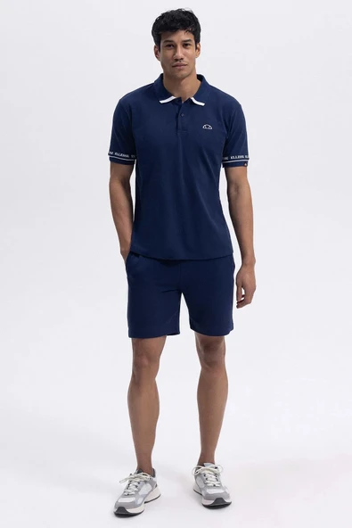 Ellesse Erkek Polo Yaka Tişört EM375-NV - Resim 4