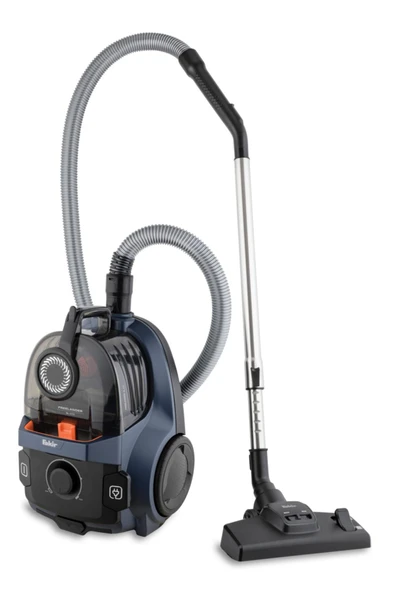 Fakir Freelander 890W Toz Torbasız Elektrikli Süpürge - BL 6058 Çivit Mavisi-Turuncu, Indigo Blue Orange