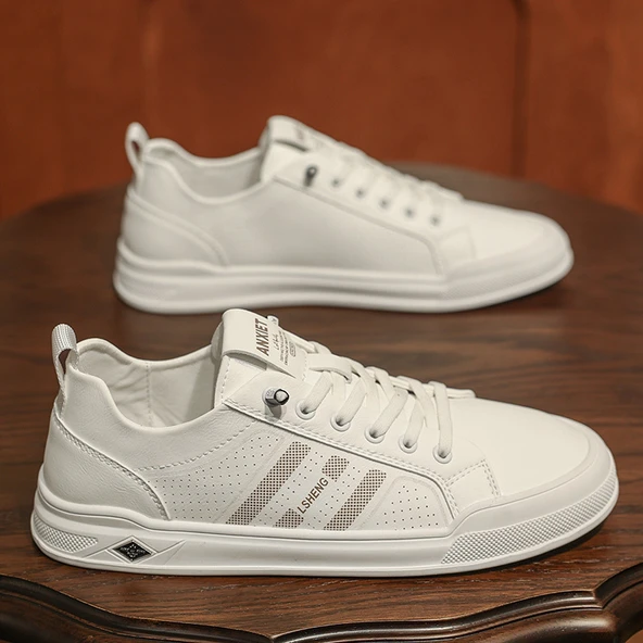 Erkek Günlük Kullanım Sneaker Ayakkabı (Bej)