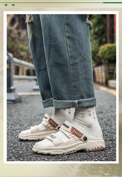 Erkek Plaj Sandalet (Siyah) - Resim 11