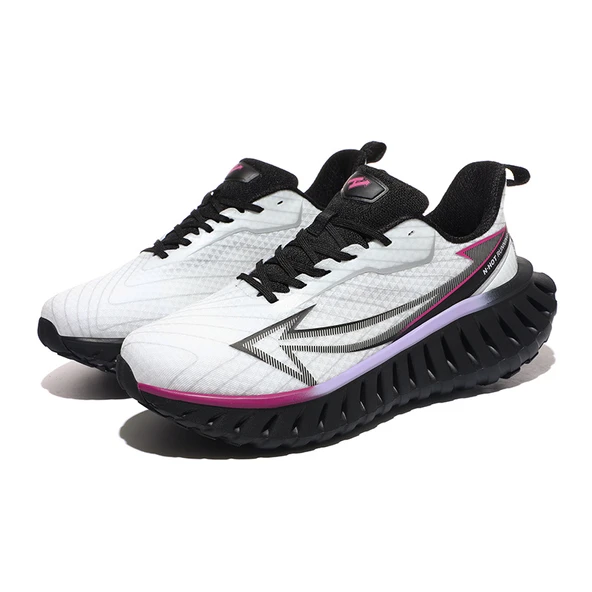 Unisex Çocuk Hafif File Spor Ayakkabı (Neon Beyaz)