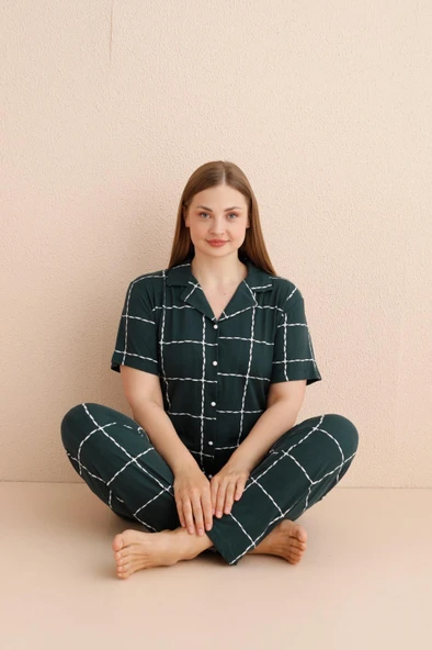 Mihra 50501-82 Kadın Büyük Beden Pijama Takımı