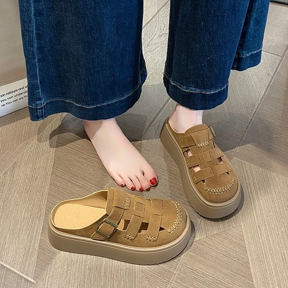 Kadın Yazlık Loafer Ayakkabı (Deve Tüyü-2)
