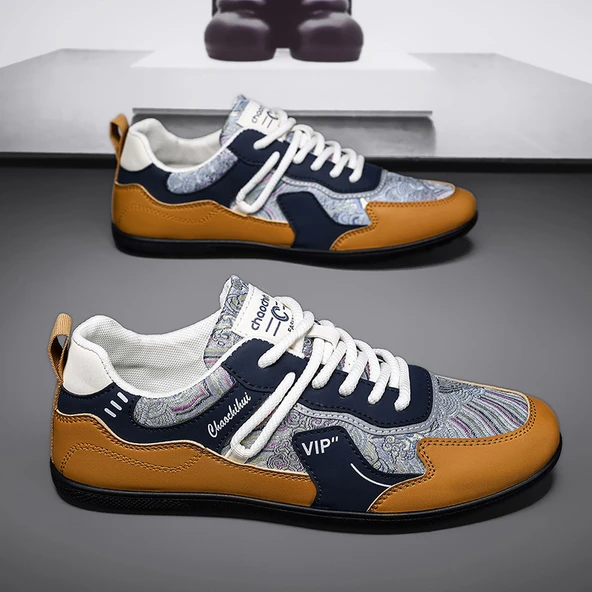 Erkek Kanvas Sneaker (Sarı)