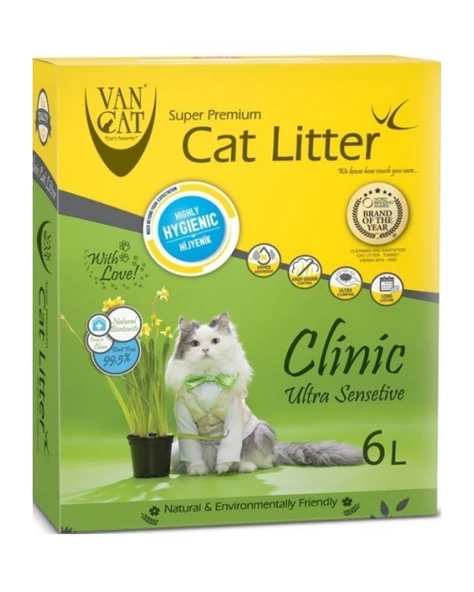 Vancat Cat Litter Clinic Ultra Sensetive 6 LT