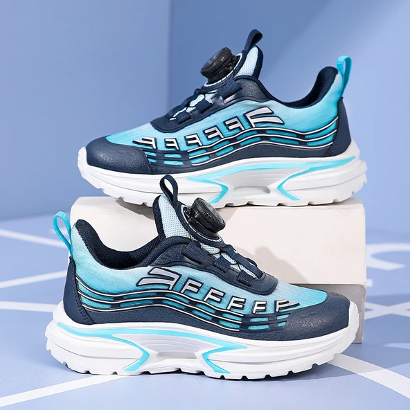 Unisex Çocuk Spor Ayakkabı (Koyu Mavi)