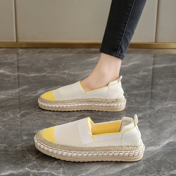 Kadın Günlük Slip-on Ayakkabı (Sarı)