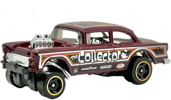 Hot Wheels Tekli Arabalar 55 Chevy Bel Air Gasser Htd02 - Resim 2