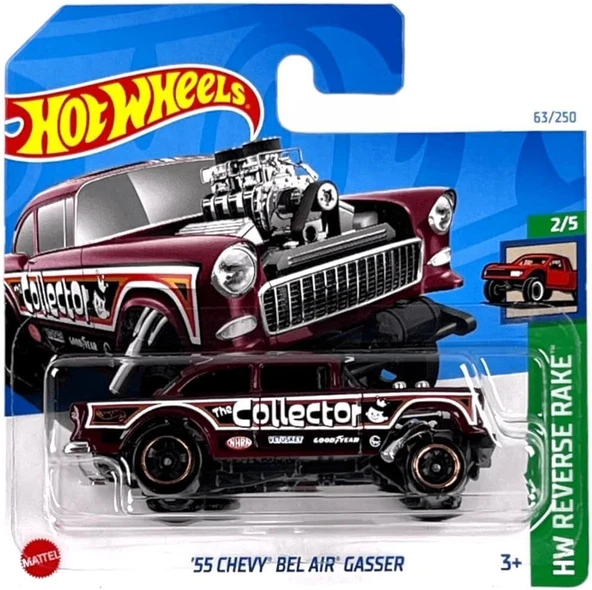 Hot Wheels Tekli Arabalar 55 Chevy Bel Air Gasser Htd02 ürün görseli 1