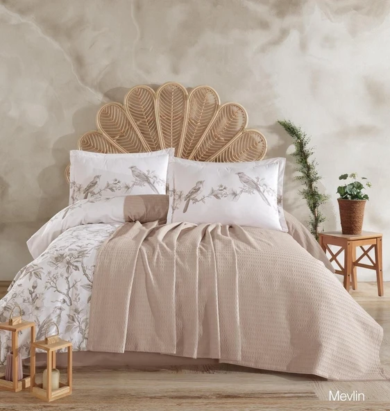 Clasy Çift Kişilik Pike Takımı La Nature Oda Kokusu Hediye - Resim 5