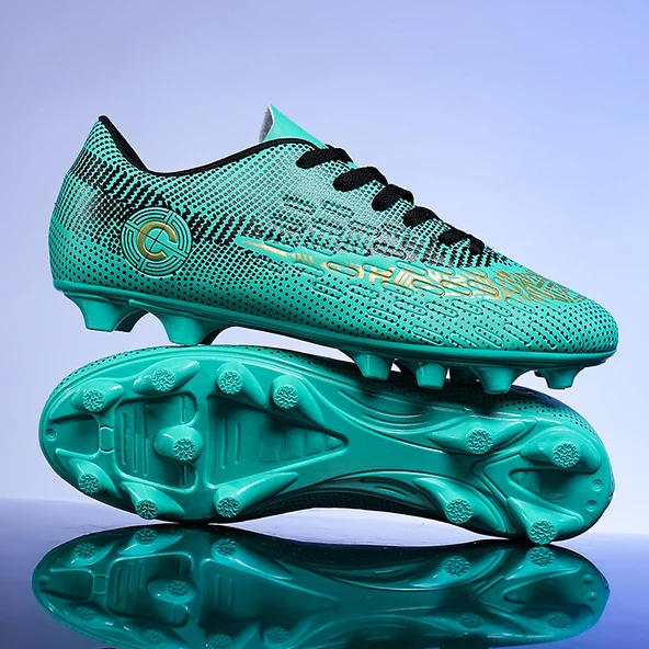 Unisex Krampon Futbol Ayakkabısı (Beyaz) - 5