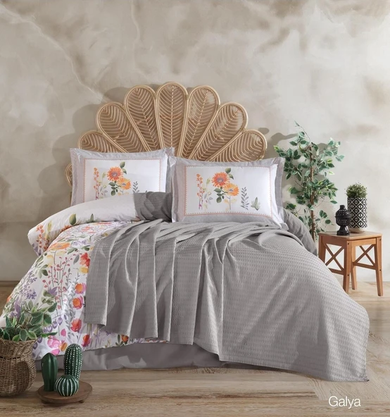 Clasy Çift Kişilik Pike Takımı La Nature Oda Kokusu Hediye - Resim 2