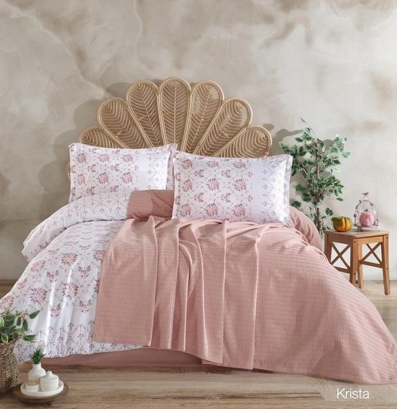 Clasy Çift Kişilik Pike Takımı La Nature Oda Kokusu Hediye - Resim 3