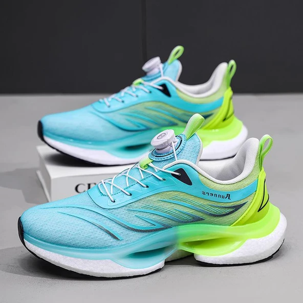 Unisex Spor Ayakkabı (Siyah - Altın)