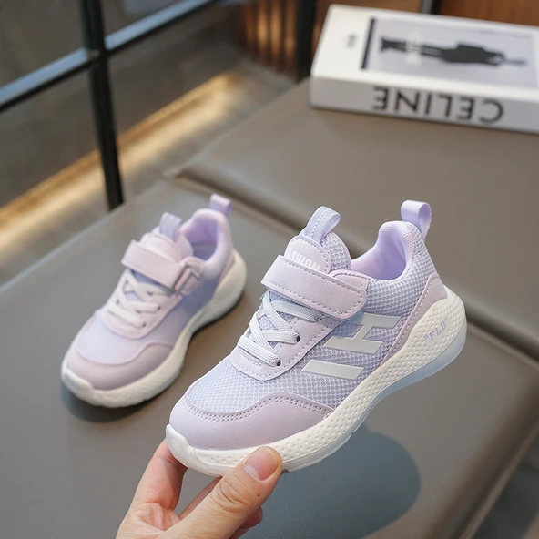 Unisex Çocuk Spor Ayakkabı (Mor)