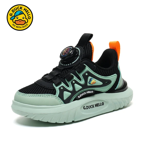 Unisex Çocuk Spor Ayakkabı (Siyah - Yeşil)