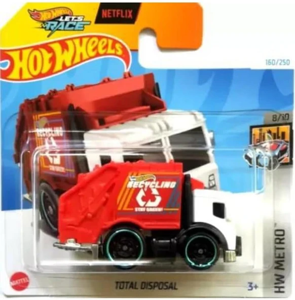 Hot Wheels Tekli Arabalar Total Disposal Htb19 - Resim 3