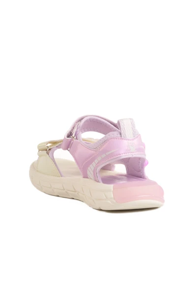Pepino Lila Cırtlı Anatomik Hafif Kız Çocuk Sandalet 1946 F - Resim 4