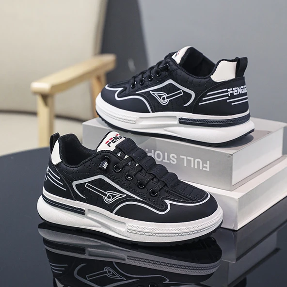 Unisex Çocuk Spor Ayakkabı (Siyah)