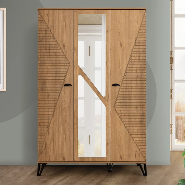 Gardırop, Noce 3 Kapaklı Dolap