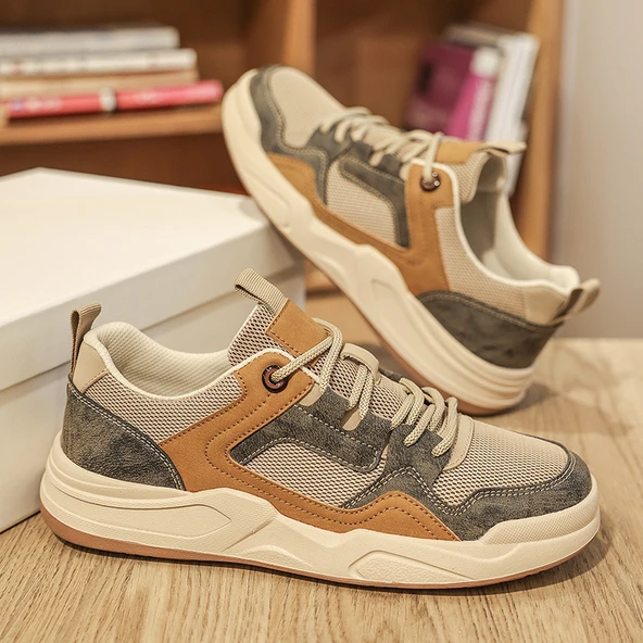 Unisex Yazlık Spor Ayakkabı (Kum Rengi)