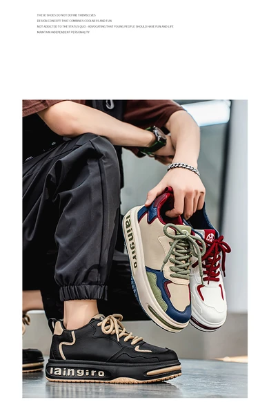 Erkek Günlük Spor Ayakkabı (Siyah) - Resim 10