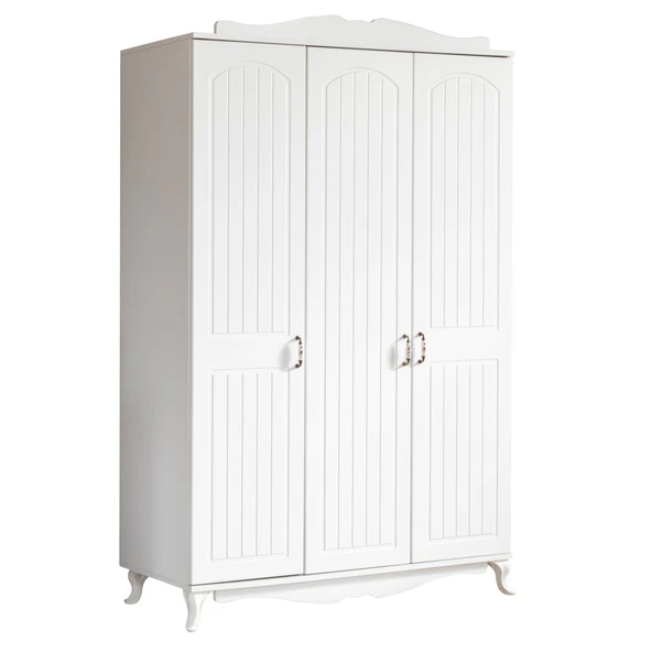Gardırop , Su Beyaz 3 Kapaklı Dolap