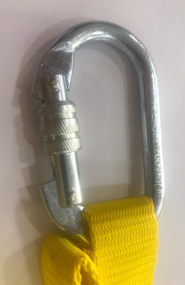 EMNİYET KEMERİ HALATI D KARABİNALI SFH-4 1.2 MT. - 2