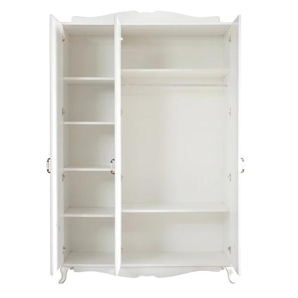 Gardırop , Su Beyaz 3 Kapaklı Dolap - 2