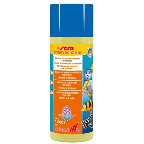 Sera Phosvec Clear Akvaryum Su Düzenleyicisi Berraklaştırıcı 250ml